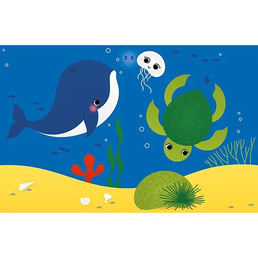 Набор для творчества "Аппликации наклейками Море" 1655011, 25 больших наклеек - фото 2