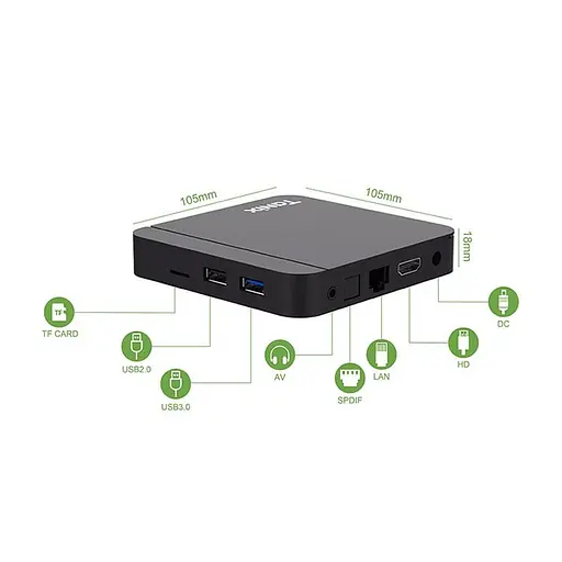 Смарт ТВ приставка Tanix W2 4/32 Гб Smart TV Box Android 11 - фото 7