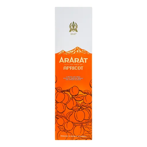 Міцний алкогольний напій Арарат Apricot, 35%, 0,7 л, у подарунковій коробці - фото 2