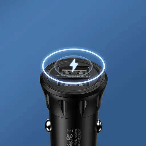 Автомобильное зарядное устройство для Remax RCC236 2 USB черный - фото 3