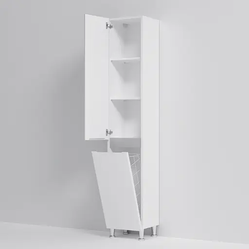 Пенал напольный AM.PM X-Joy 35 см левосторонний с корзиной (M85CSL0351WG38) - фото 5