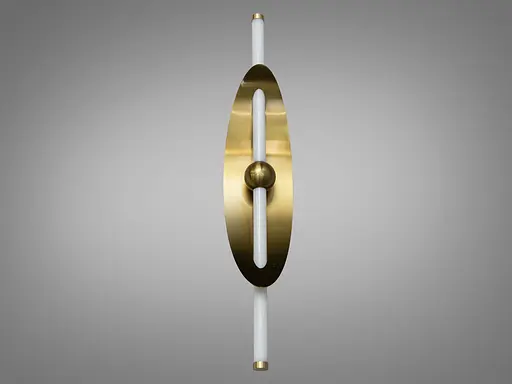 Дизайнерське світлодіодне бра Romin у вітальню колір золото 5W - фото 3