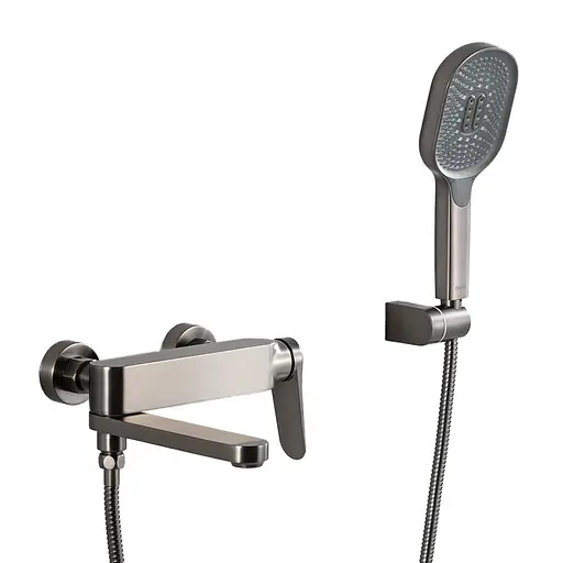 Смеситель для ванны Gungray Gappo G3210-9 Графитовый хром - фото 1