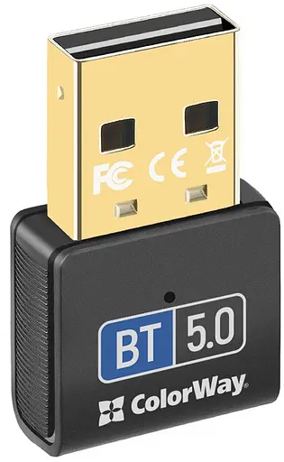 Адаптер Bluetooth v5.0 USB, черный Colorway - фото 8