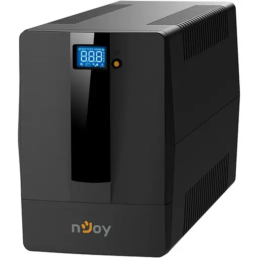Джерело безперебійного живлення NJOY Horus Plus 1000 (PWUP-LI100H1-AZ01B), Lin.int., AVR, 4 x евро, USB, LCD, пластик - фото 2