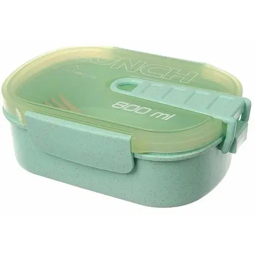 Ланч-бокс Laprida зелений екопластик 800 мл (64-170)