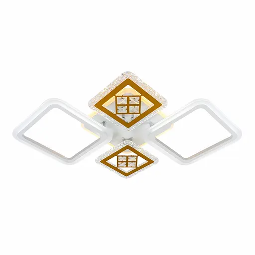 Люстра светодиодная VALESO V K39930-2 2 1 WT gold с пультом - фото 8