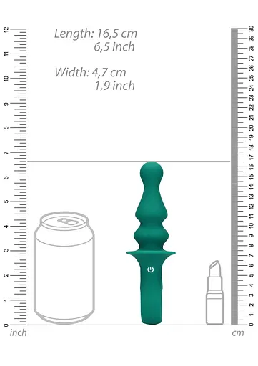 Анальная пробка Loveline Peacock Plume 16.5 см зеленый - фото 8