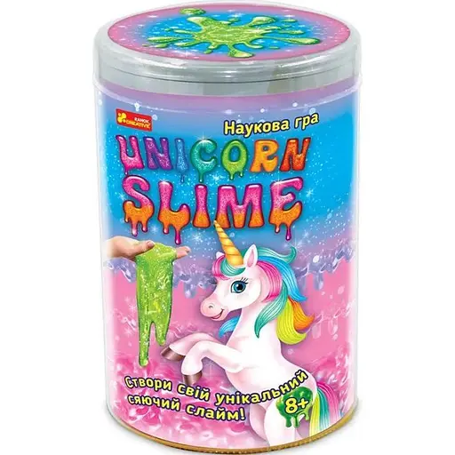 Детский набор для научных опытов Слизь маленькая. Единорожки (рож.) 0343У