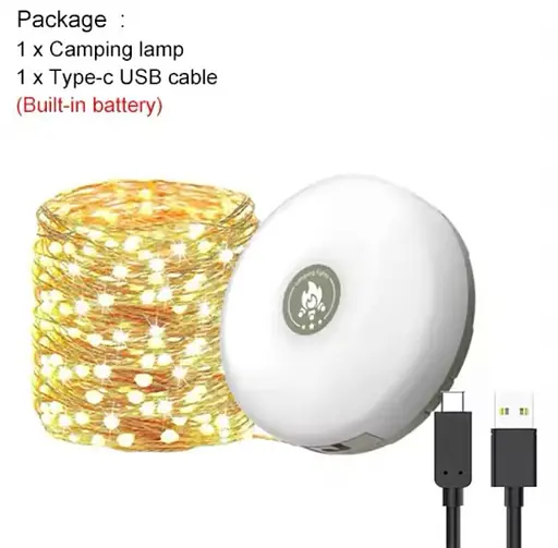 Світлодіодний світильник для кемпінгу KXK-828 COB XPG 250LM 8 режимів освітлення 5-12H IP44 - фото 4