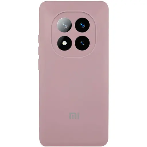 Чохол Silicone Cover Lakshmi Full Camera (AA) with logo для Xiaomi Poco X7 Рожевий / Pink Sand