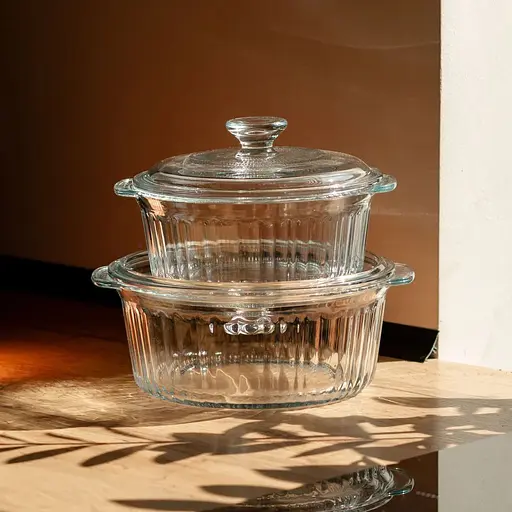 Набір каструль Yiwu із боросилікатного скла 1,5/2,3 л HP-34-26 - фото 7