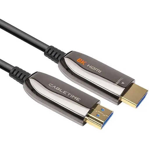 Відео кабель Cabletime HDMI (M) - HDMI (M), 2.1V, 8K, 60Hz, 48Gbps, 10м