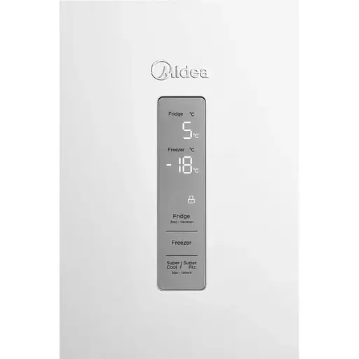 Холодильник Midea MDRB470MGF01O белый дисплей - фото 6