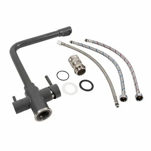 Смеситель для кухни под осмос Platinum KT 8201 (8626) Морион Графит - фото 2