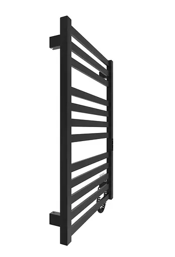 Электрический полотенцесушитель HF Oxford 770x530 black matte 6.1.0201.06.BM, Черный матовый, универсальное (коннектор), Электронный - фото 3