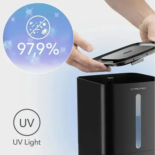 Увлажнитель воздуха ультразвуковой Trotec B 4 E Black (1160000053) - фото 7