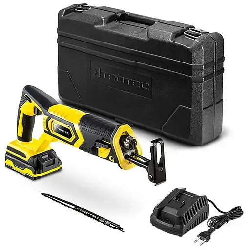 Пила сабельная аккумуляторная Trotec PRCS 10-20V с кейсом (DAS302809) - фото 7