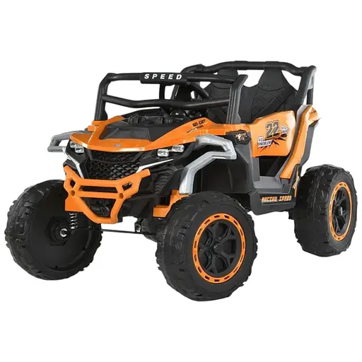 Електромобіль дитячий Bambi Джип Racer M 6141EBLR-6 два двигуни 3 швидкості Bluetooth помаранчевий