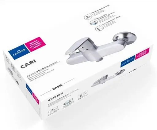 Змішувач для ванни Cersanit Cari S951-241 з довгим виливом Хром 30412 - фото 4