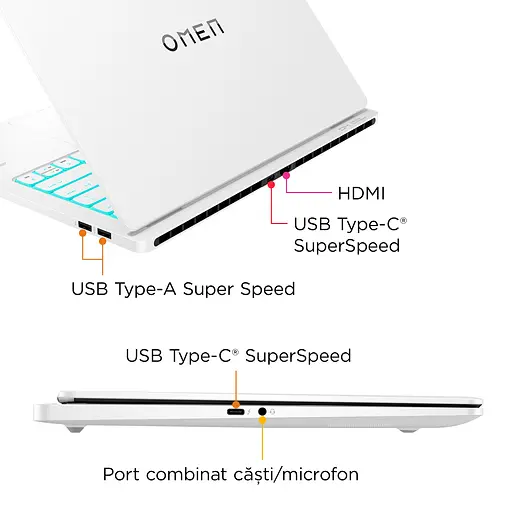 Ноутбук HP OMEN Transcend 14-fb0047nn Ultra 9 185H la 51GHz,14'',32GB LPDDR5x,2TB,RTX 4070 8GB - фото 9