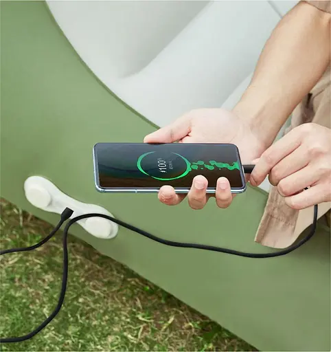 Надувне ліжко 8H Eight Hours Automatic Komori Green [106588] - фото 7