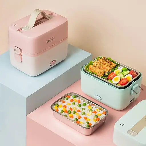 Ланч-бокс з підігрівом Xiaomi Bear Electric Lunch Box 1.2 л (DFH-B12E1) Green - фото 7