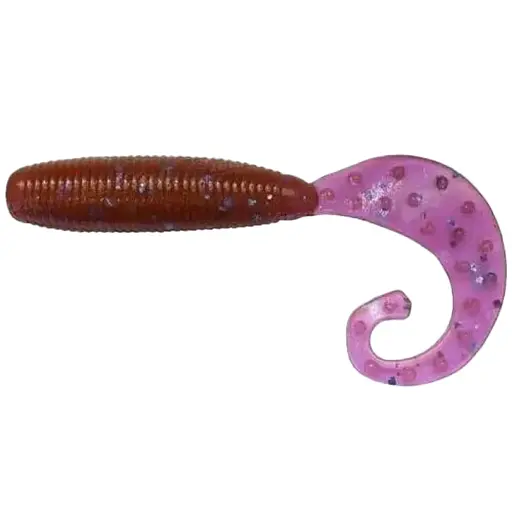 Силікон Reins Fat G-Tail Grub 4" 606 Pink Lox (10 шт/уп)