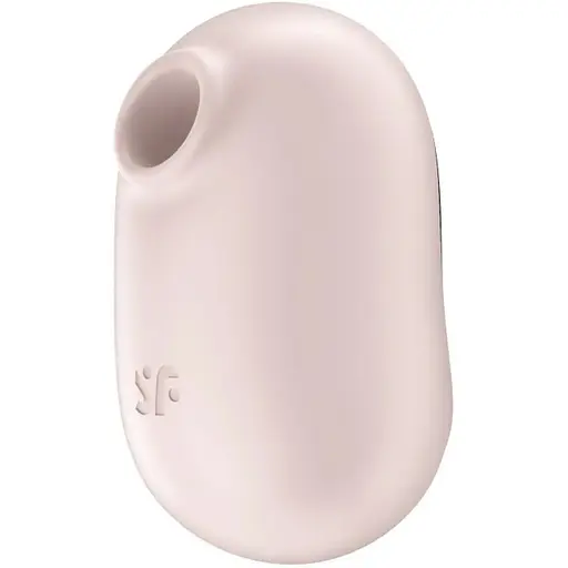 Вакуумний кліторальний стимулятор з вібрацією Satisfyer Pro To Go 2 Beige бежевий
