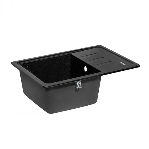 Кухонная мойка Lidz 620x435/200 BLM-14 (LIDZBLM14620435200), Черный - фото 4