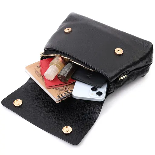 Кожаная женская сумка Vintage 26х17х9.5 см sum0026617 - фото 10