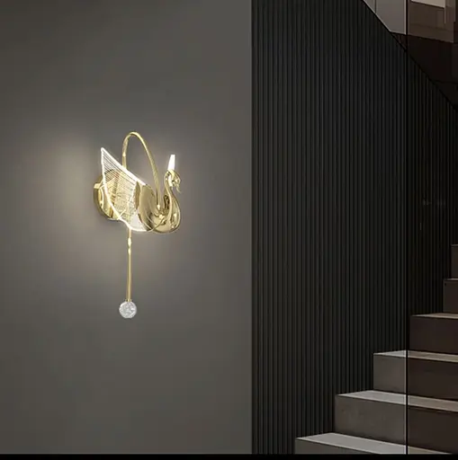 Бра у вигляді лебедя Арт. G 15/1W GD Line F - фото 2