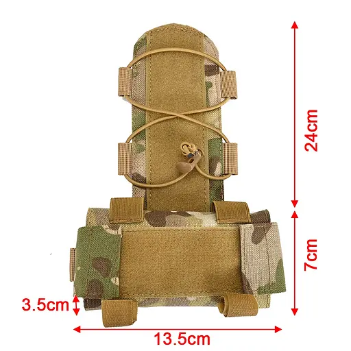 Подсумок для аккумулятора на шлем (сумка для противовеса) Мультикам - фото 7