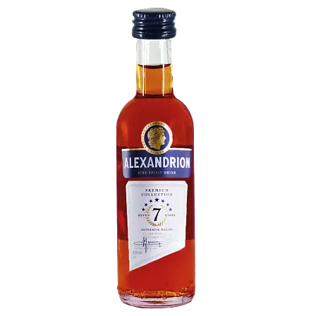 Міцний алкогольний напій Alexandrion 7 зірок, 40%, 0,05 л