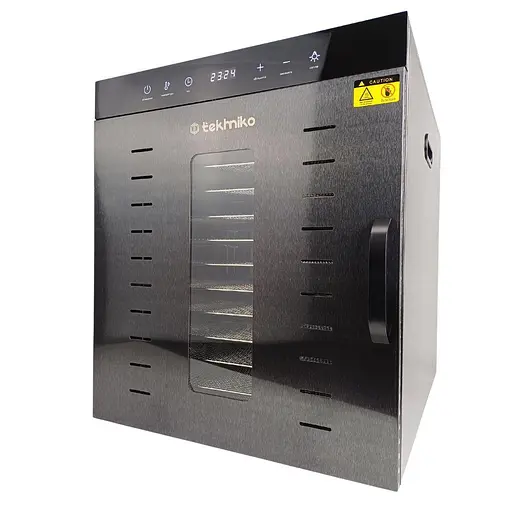 Дегідратор побутовий Tekhniko DH-12H-BK чорний (12 лотків) - фото 1