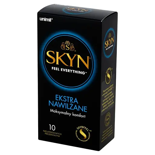 Презервативы Unimil Skyn Ekstra Nawilzane безлатексные 10 шт.