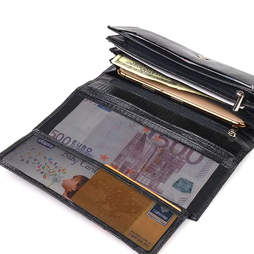 Женский кожаный кошелек Canpellini 19.2х10.2х2.5 см acs0025079 - фото 5