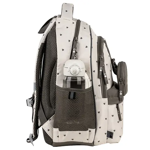 Рюкзак GoPack Education 182M Beige Polka Dots Бежевий (GO26-182M-3) - фото 5