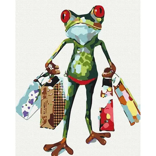 Картина по номерам на подрамнике Brushme Покупатель со ставка - фото 1