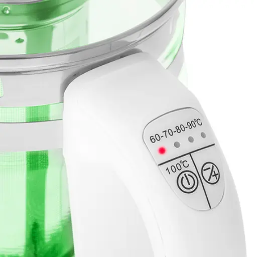 Стеклянный чайник 1,5 л с заварочным узлом и контролем температуры Gerlach GL 1296 - фото 5