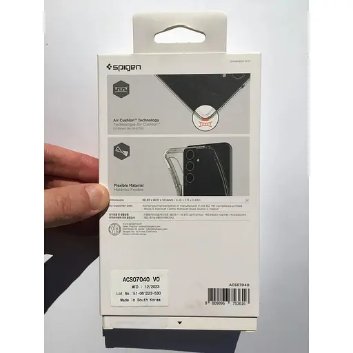 Оригинальный силиконовый чехол Spigen Liquid Crystal Flex Original для Samsung Galaxy S23 FE (6.4") ACS07040 - фото 9