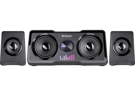 Акустическая система Defender Soundwall (2.1) 16W (питание от USB) Черная - фото 3