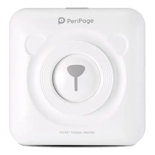 Портативний bluetooth термопринтер для смартфона PeriPage A6, білий (100334)