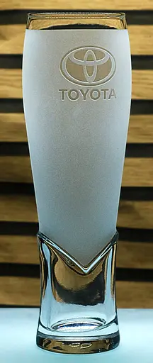 Пивний келих крафтовий 440 мл з гравіюванням Honda подарунок для автолюбителя кухоль з лого Хонда - фото 2