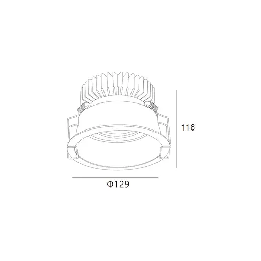 Точечный светильник Skarlat RSL74W005-5 30W BK 4000K - фото 2