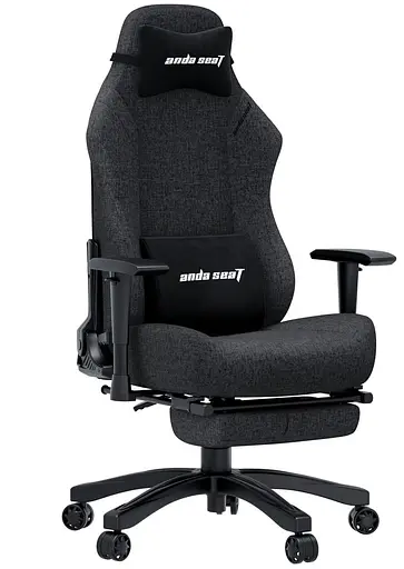 Ігрове крісло Anda Seat Luna Pro Dark Gray Fabric Size L (AD18T-44-GB-F) - фото 1