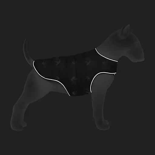 Куртка-накидка для собак Waudog Clothes, рисунок "Знамя", L, А 41 см, B 58-70 см, С 42-52 см - фото 5