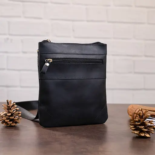 Сумка кожаная мужская SHVIGEL 19,5х22х1 см sum0012618 - фото 5