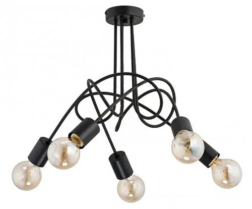 Люстра сучасна ALFA Tango Black 23175 - фото 1