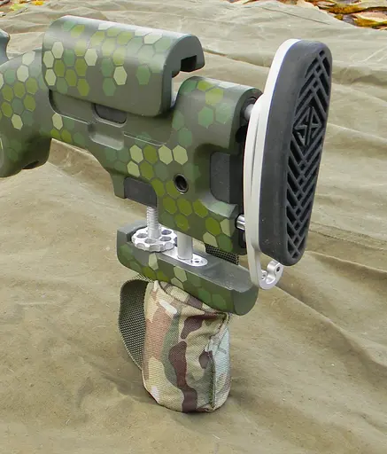 Мішок для стрільби GEN 1 мультикам 6×9 см Тактичний упор під приклад - фото 2